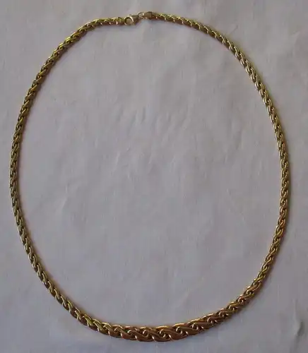 elegante Damenhalskette 585er Gold mit aufwendigen Gliedern (160990)