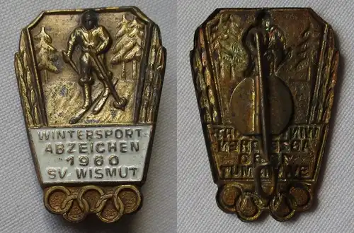 DDR Wintersport Abzeichen 1960 SV Sportvereinigung Wismut (161698)
