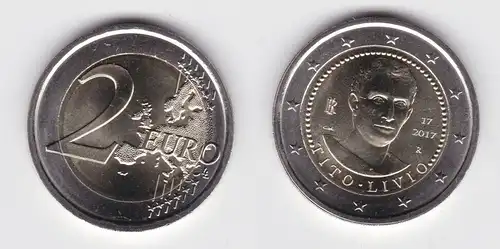 2 Euro Bi-Metall Münze Italien 2017 Tito Livio (143196)