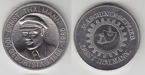DDR Medaille Maschinenbetrieb "Ernst Thälmann"  (117439)