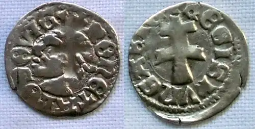 Denar Silber Münze Ungarn Ludwig I. 1342-1382 (117042)