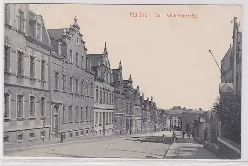 903947 Ak Hartha in Sachsen Wilhelmstrasse 1913