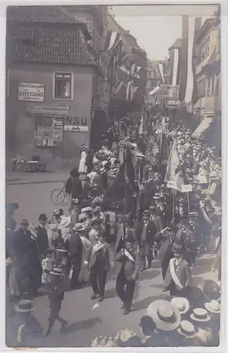 904037 Foto Ak Coburg Festumzug zum Turnfestjubiläum 1910