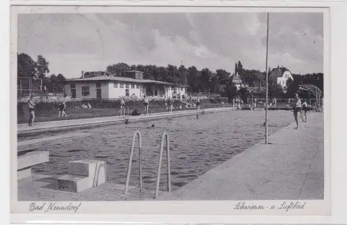 901696 Ak Bad Nenndorf Schwimm- und Luftbad 1940