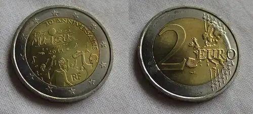 2 Euro Gedenkmünze Frankreich „FETE DE LA MUSIQUE„ 2011 Stgl.  (159120)