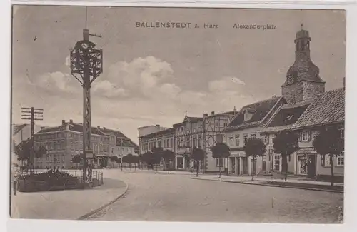 900364 Ak Ballenstedt am Harz Alexandersplatz 1931