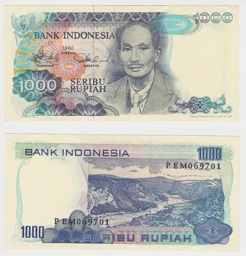 1000 Rupien Rupiah Banknote Indonesien 1980 Pick 119 (153728)