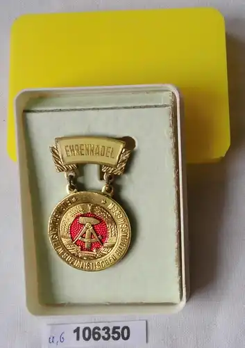 DDR Ehrennadel im soz. Bildungswesen in Gold mit Etui (106350)