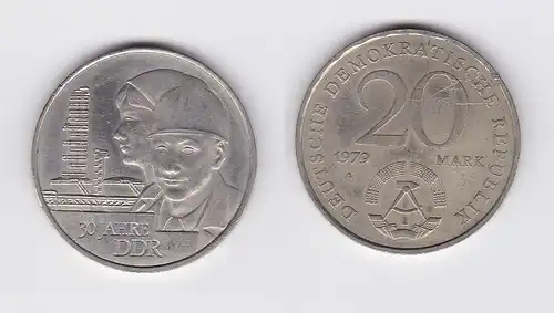 DDR Gedenk Münze 20 Mark 30.Jahrestag der DDR 1979 (119852)