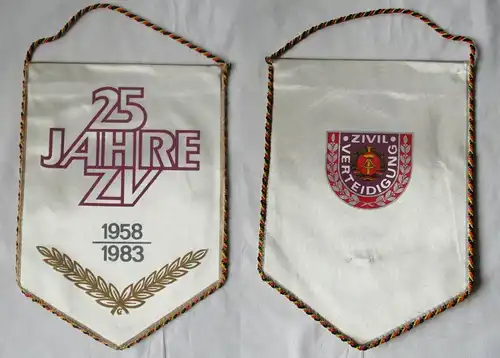 DDR Wimpel 25 Jahre ZV Zivilverteidigung 1958-1983 (142088)