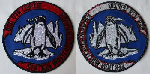 DDR Aufnäher Stoff Abzeichen BSG VTK Leipzig Sektion Winterschwimmen (164579)