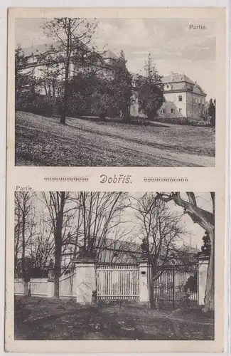 902146 Ak Dobříš (deutsch Doberschisch) Ortsansichten 1934