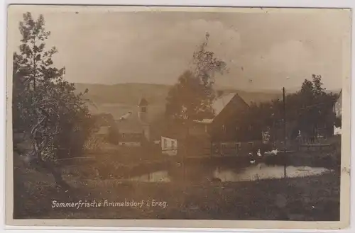 902893 Foto Ak Sommerfrische Ammelsdorf im Erzgebirge 1941