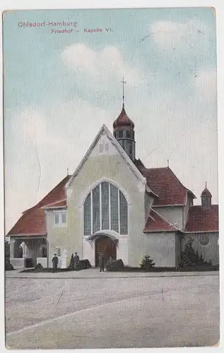 901297 Ak Ohlsdorf Hamburg Friedhof Kapelle VI. 1907