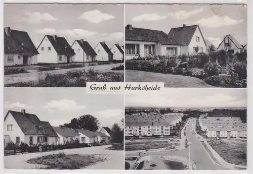 61351 Mehrbild Ak Gruß aus Harksheide Wohngebiet um 1950