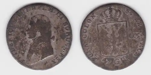 1/6 Taler Silber Münze Preussen Friedrich Wilhelm III 1803 (140164)