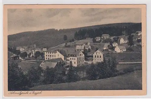 903888 Ak Schmalzgrube im Erzgebirge Totalansicht 1924