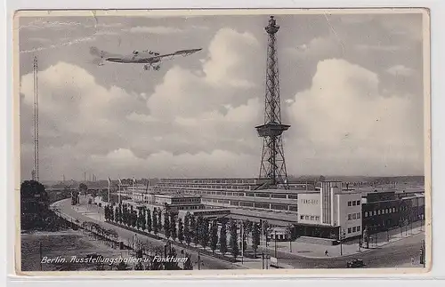 60090 Ak Berlin Ausstellungshallen und Funkturm 1934