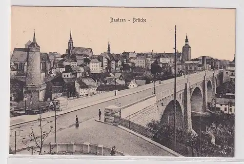 02899 Ak Bautzen Brücke um 1910