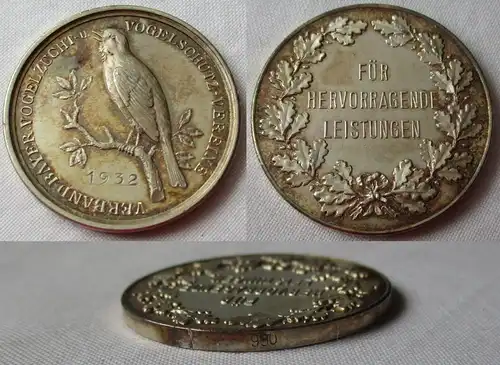 Medaille Verband bayer. Vogelzucht und Vogelschutz-Vereine 1932 (151834)