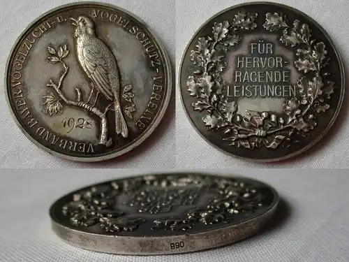 Medaille Verband bayer. Vogelzucht und Vogelschutz-Vereine 1928 (156441)