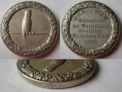 Medaille Ehrenpreis der Vereinigung deutscher Kanarienzüchter 1936 (151942)