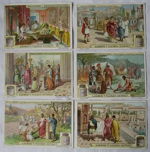 Liebigbilder Serie Nr. 755 Römische Cäsaren Jahrgang 1909 (7/156778)