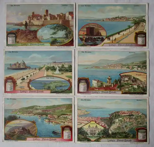 Liebigbilder Serie 858 "Die Riviera" komplett 1912 (7/152945)