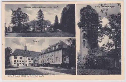 903060 Mehrbild Ak Gruß aus Rotenkirchen Gastwirtschaft usw. 1930