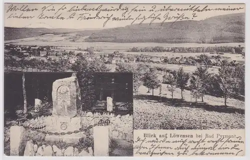 902823 Mehrbild Ak Blick auf Löwensen bei Bad Pyrmont 1915