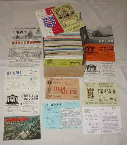 Sammlung QSL Funker Karten Amateurfunker weltweit etwa 900 Karten (163142)