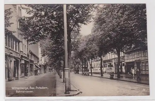 55564 Ak Wittenberge Bez. Potsdam - Bahnstraße 1936