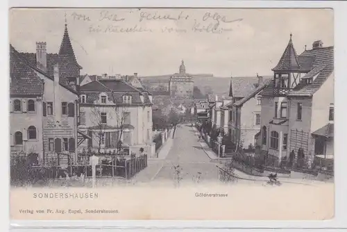 65167 Ak Sondershausen - Göldnerstraße 1908