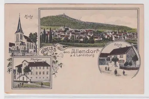 900610 Mehrbild Ak Gruß aus Allendorf an der Landsburg um 1910