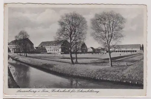 82517 Ak Lauenburg in Pommern Hocschule für Lehrerbildung um 1930