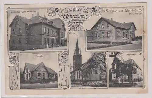 900056 Mehrbild Ak Wahrenholz Kreis Isenhagen Gasthaus usw. 1910
