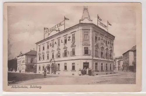 98052 Ak Arbeiterheim Salzburg um 1925