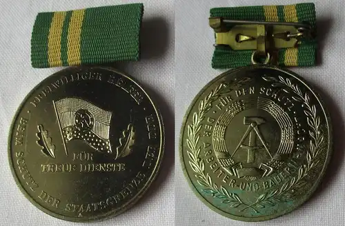 DDR Medaille treue Dienste freiw. Helfer beim Schutz d. Staatsgrenze (161439)