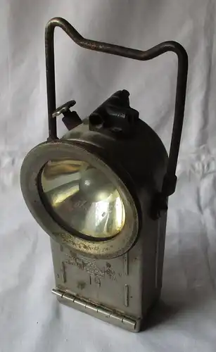 Original Dominit Handlampe Bergbau Type dBM 2.5 Volt 1 Ampere (128591)