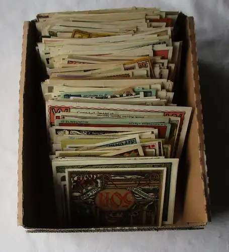 Sammlung mit 1000 Banknoten Städte Notgeld Deutschland um 1921 (163207)