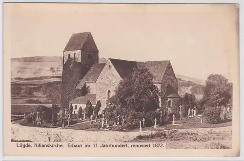 902821 Ak  Lügde Kilianskirche erbaut im 11.Jahrhundert renoviert 1872