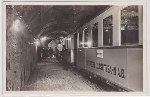 84118 Ak Bayrische Zugspitzbahn, Bahnhof Schneefernerhaus 1939