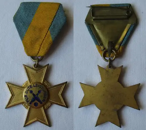 alte Medaille Kegeln Sport Erinnerungskreuz "Für gute Leistungen" (138890)
