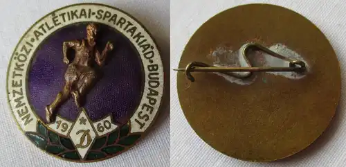 Abzeichen Internationale Leichtathletik Spartakiade Budapest 1960 (152040)