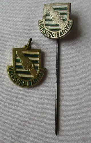 2x DDR Abzeichen der Volkssolidarität Sachsen Bartel X Nr. 1127-1128 (154994)