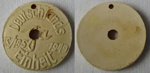 Propaganda Plaste Medaille "Deutschlands Einheit" Ja 15./16.5.1949 (149184)