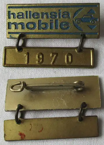 DDR Firmen Abzeichen Hallensia Mobile 1970 (148988)
