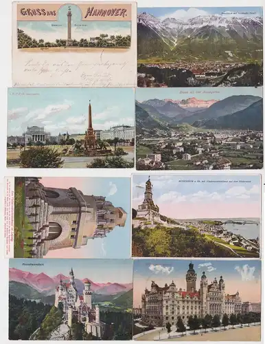100 interessante alte Ansichtskarten um 1910-1940 (18146)