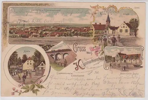 904030 Ak Lithographie Gruß aus Kleinschierstedt bei Aschersleben 1900