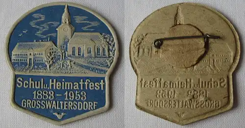 DDR Abzeichen Schul und Heimatfest Grosswaltersdorf 1883 - 1953 (153935)